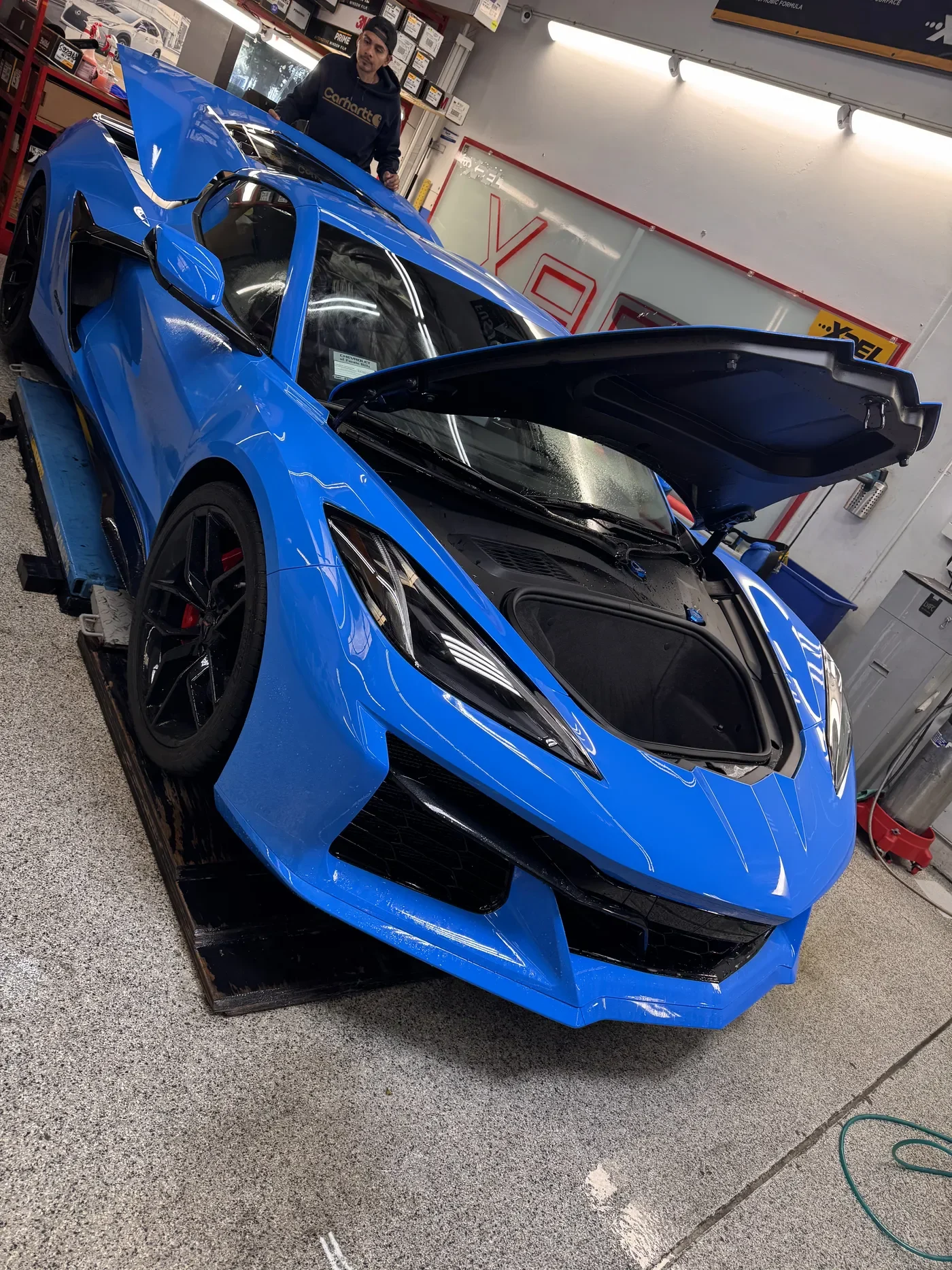 Proven color protective wrap installation process by Xact Protective Films in Ontario, CA