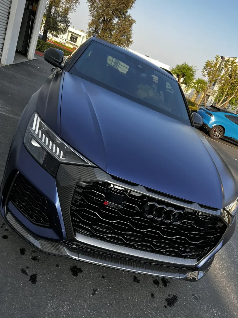 Smoked and clear tint film installed by Xact Protective Films in Ontario, CA