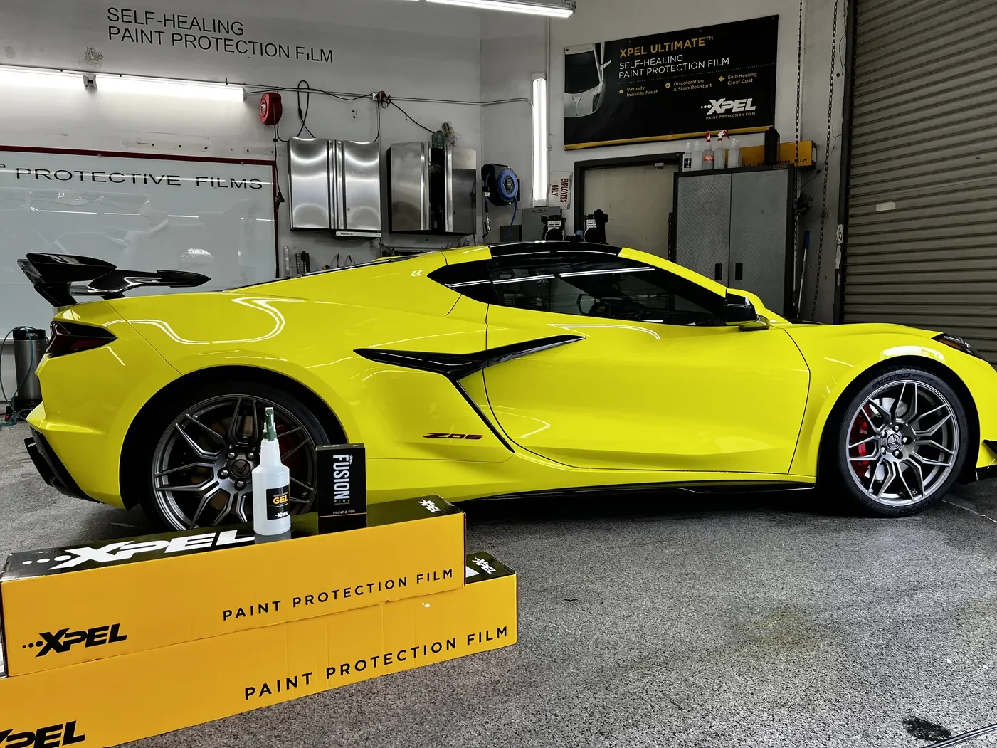 professional window film installation process in Ontario, CA at Xact Protective Films